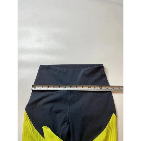 ZYIA Active Size 4 Parallel Luxe Leggings Ruched Two Tone Pull On Yoga hi-rise - Picture 4 of 7